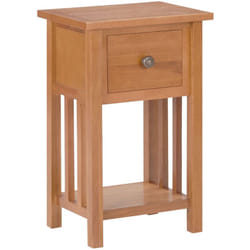 Vidaxl - Tavolino per Caffè, Tavolino basso Portariviste con Cassetto 35x27x55 cm Legno di Rovere
