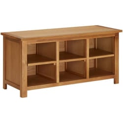 Scarpiera 90x37x45 cm in Legno Massello di Rovere Vidaxl Marrone