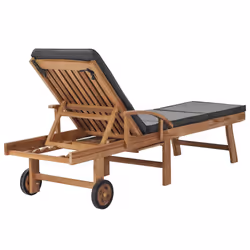 VidaXL 3054634 sedia da esterno Salone Seduta imbottita Teak Grigio - Vista aggiuntiva 5