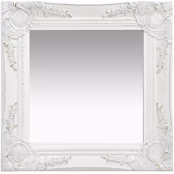 Questo specchio da parete dal design accattivante con una cornice decorata creerà un'atmosfera classica nel vostro camerino. ...