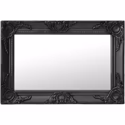 Questo specchio da parete dal design accattivante con una cornice decorata creerà un'atmosfera classica nel vostro camerino.  ...