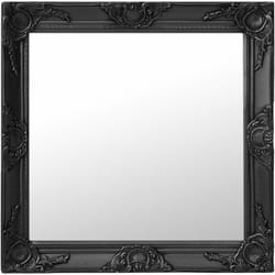 Vidaxl - Specchio da Parete Stile Barocco 60x60 cm Nero 79675