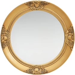 Specchio da Parete Stile Barocco 50 cm Oro vidaXL 47277