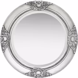 Questo specchio da parete dal design accattivante con una cornice decorata creerà un'atmosfera classica nel vostro camerino. ...