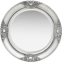 Vidaxl - Specchio da Parete Stile Barocco 50 cm Argento 99207