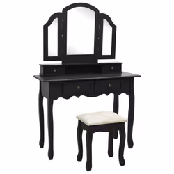 VidaXL 289324, Nero, MDF, Legno, 1 pz
