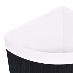 VidaXL 320762 porta biancheria Bamboo, Intrecciato Nero - Vista aggiuntiva 6