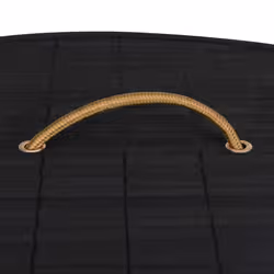 VidaXL 320762 porta biancheria Bamboo, Intrecciato Nero - Vista aggiuntiva 7