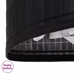 VidaXL 320762 porta biancheria Bamboo, Intrecciato Nero - Vista aggiuntiva 8
