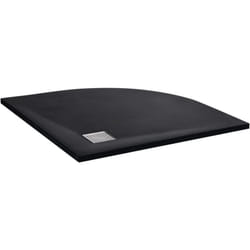 Vidaxl - Piatto Doccia in smc Nero 90x90 cm 54712