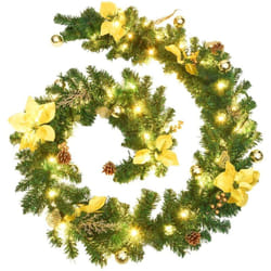 Vidaxl - Ghirlanda Natalizia con Luci a led 2,7 m in pvc Verde