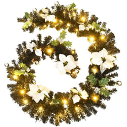 Vidaxl - Ghirlanda Natalizia con Luci a led 2,7 m in pvc Nera