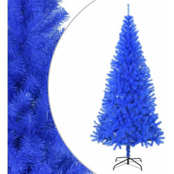 Vidaxl - Albero di Natale Artificiale Sottile con Base Blu 180 cm pvc