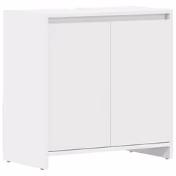 vidaXL Mobile da Bagno Bianco 60x33x61 cm in Legno Multistrato - Vista aggiuntiva 2