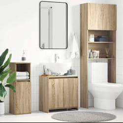 Vidaxl - Armadio da Bagno Rovere Sonoma 60x33x61 cm in Truciolato