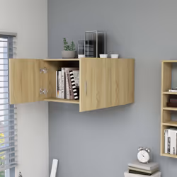 vidaXL Armadietto da Parete Rovere Sonoma 80x39x40cm Legno Multistrato - Vista aggiuntiva 3