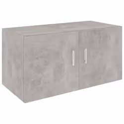 vidaXL Armadietto Parete Grigio Cemento 80x39x40 cm Legno Multistrato - Vista aggiuntiva 2