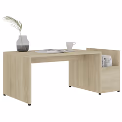 vidaXL Tavolino da Salotto Rovere Sonoma 90x45x35 cm Legno Multistrato - Vista aggiuntiva 3