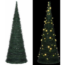 Vidaxl - Albero di Natale Artificiale Apribile Preilluminato Verde 180cm