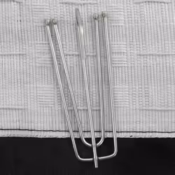 vidaXL Tende Oscuranti con Ganci Effetto Lino 2 pz Nere 140x245 cm - Vista aggiuntiva 3