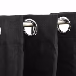 vidaXL Tende Oscuranti Effetto Lino Occhielli Antracite 290x245cm - Vista aggiuntiva 3