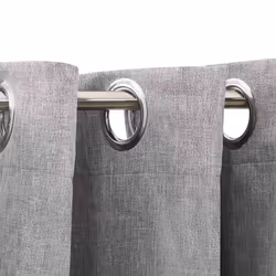 Tende Oscuranti Effetto Lino con Occhielli 2pz 140x245cm Grigiocod mxl 130769 - Vista aggiuntiva 3