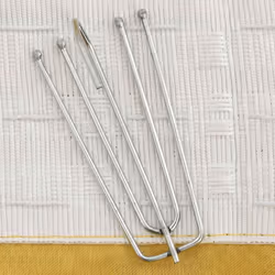 vidaXL Tende Oscuranti con Ganci Effetto Lino 2 pz Gialle 140x225 cm - Vista aggiuntiva 3
