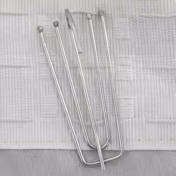 vidaXL Tende Oscuranti con Ganci Effetto Lino 2 pz Beige 140x245 cm - Vista aggiuntiva 3