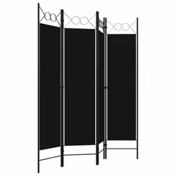 Paravento a 4 Pannelli Nero 160x180 cmcod mxl 96980 - Vista aggiuntiva 3