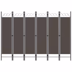 Paravento a 6 Pannelli Antracite 240x180 cmcod mxl 97002