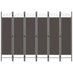 Paravento a 6 Pannelli Antracite 240x180 cmcod mxl 97002