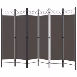 Paravento a 6 Pannelli Antracite 240x180 cmcod mxl 97002
