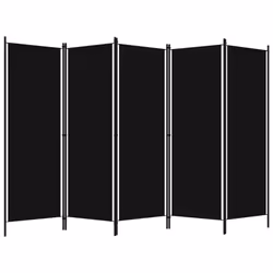 Paravento a 5 Pannelli Nero 250x180 cmcod mxl 97023