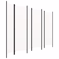 Paravento a 6 Pannelli Bianco 300x180 cm cod mxl 72948 - Vista aggiuntiva 2