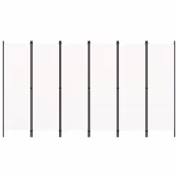 Paravento a 6 Pannelli Bianco 300x180 cm cod mxl 72948 - Vista aggiuntiva 3