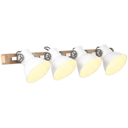 Lampada da Parete Stile Industriale Bianca 90x25 cm E27 Vidaxl 25116