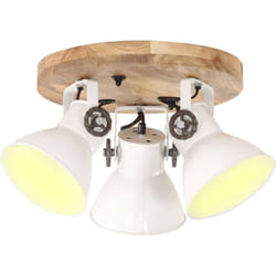 Lampada a Sospensione Industriale 25 w Bianca 42x27cm E27 Vidaxl
