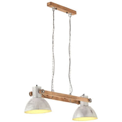 Lampada a Sospensione Industriale 25 w Argento 109 cm E27 Vidaxl 90542