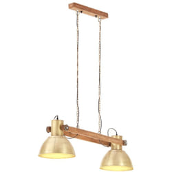Lampada a Sospensione Industriale 25 w Ottone 109 cm E27 Vidaxl 78510