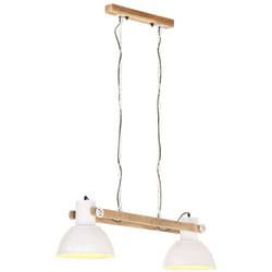 Lampada a Sospensione Industriale 25 w Bianca 109 cm E27 Vidaxl 87767