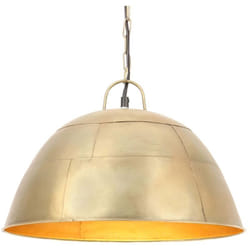 Lampada Industriale Vintage 25 w Ottone Rotonda 41 cm E27 Vidaxl 10554