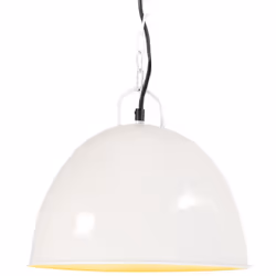 Questa lampada a sospensione, con una lunghezza complessiva di 126 cm e un diametro del paralume di 31 cm, è sicuramente un p ...