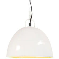 Lampada Industriale Vintage 25 w Bianca Rotonda 31 cm E27 Vidaxl 445513