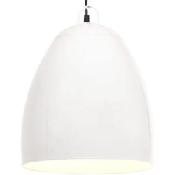 Lampada a Sospensione 25 w Rotonda E27 42 x 52 cm in Ferro vari colori colore : bianco