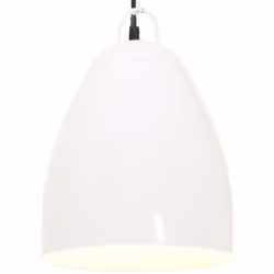 Questa lampada a sospensione, con una lunghezza complessiva di 142 cm e un diametro del paralume di 32 cm, è sicuramente un p ...