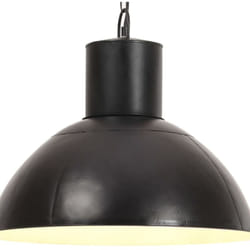 Vidaxl - Lampada a Sospensione 25 w Nera Rotonda 48 cm E27 14075