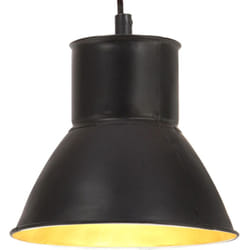 Vidaxl - Lampada a Sospensione 25 w Nera Rotonda 17 cm E27 878863