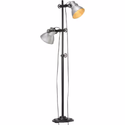 Questa lampada da terra è una perfetta combinazione di design di ispirazione industriale e funzionalità. Sarà un vero e propr ...