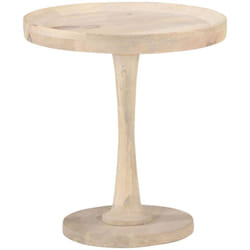 Vidaxl - Tavolino di Servizio, Banco di accoglienza Ø50x55 cm in Legno Massello di Mango