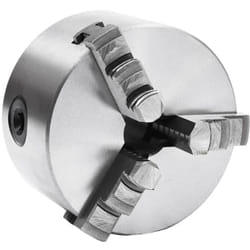Mandrino per Tornio a 3 Griffe Autocentrante 100 mm in Acciaio Vidaxl 67801